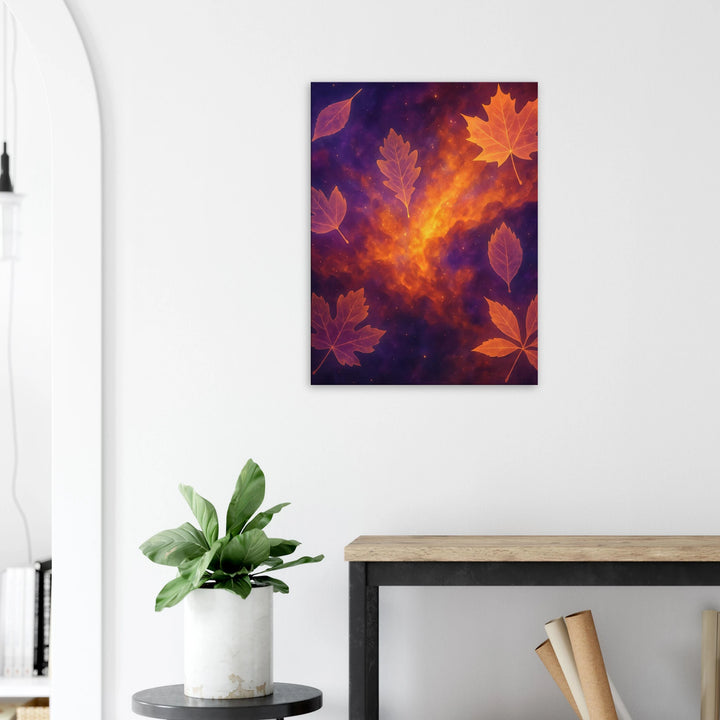 Twilight Leaves - Simpls space print - Print Material