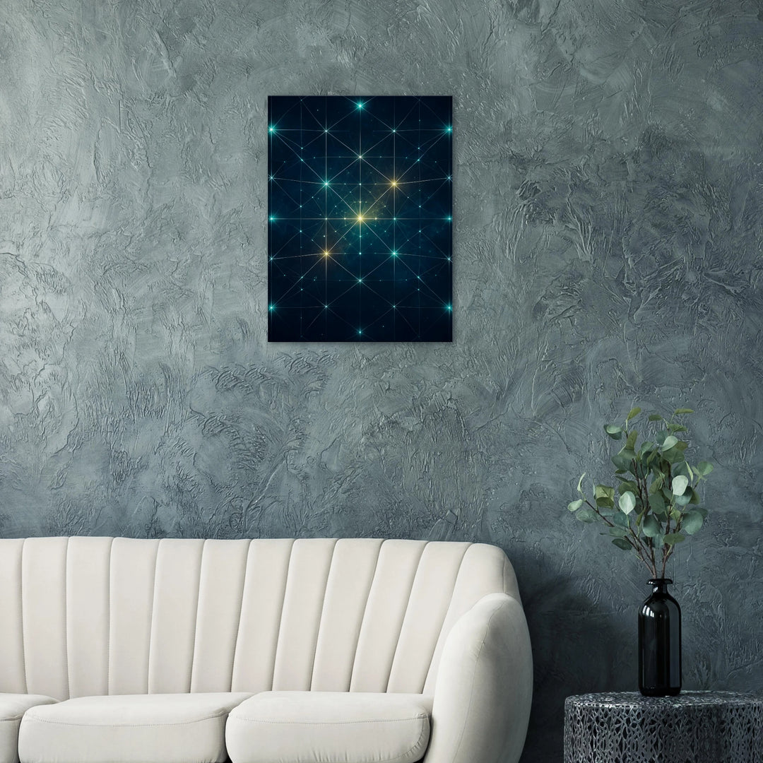 Stellar Lattice - Simpls space print - Print Material