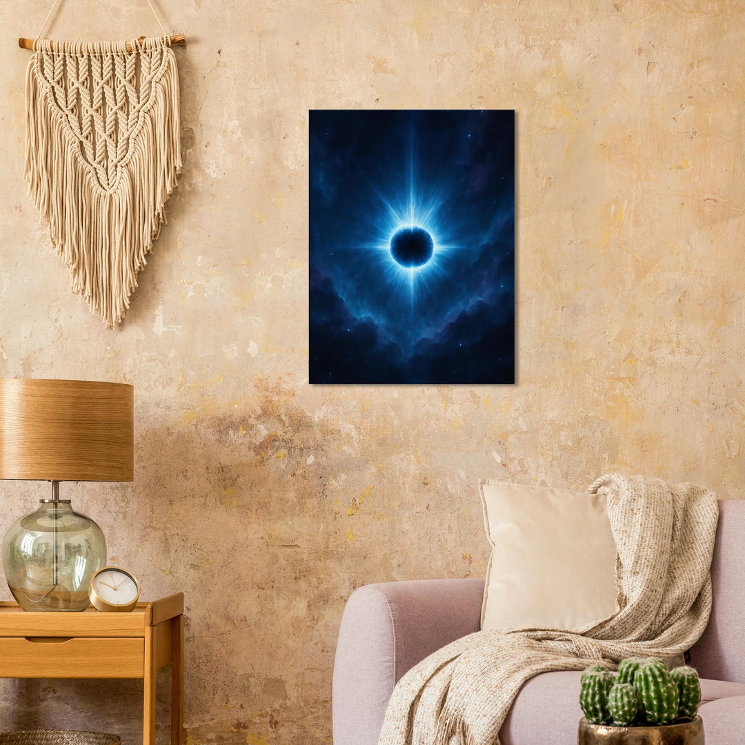 Voidlight Echo – Das Licht, das aus der Stille ruft - Simpls space print-Print Material