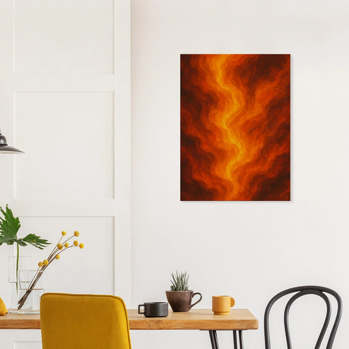 Rising Fire - Simpls space print - Print Material