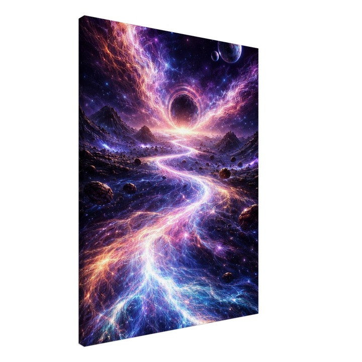 Veins of Infinity – Wo Energie das Universum durchzieht - Simpls space print - Print Material