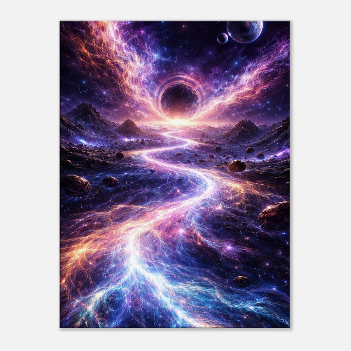 Veins of Infinity – Wo Energie das Universum durchzieht - Simpls space print - Print Material