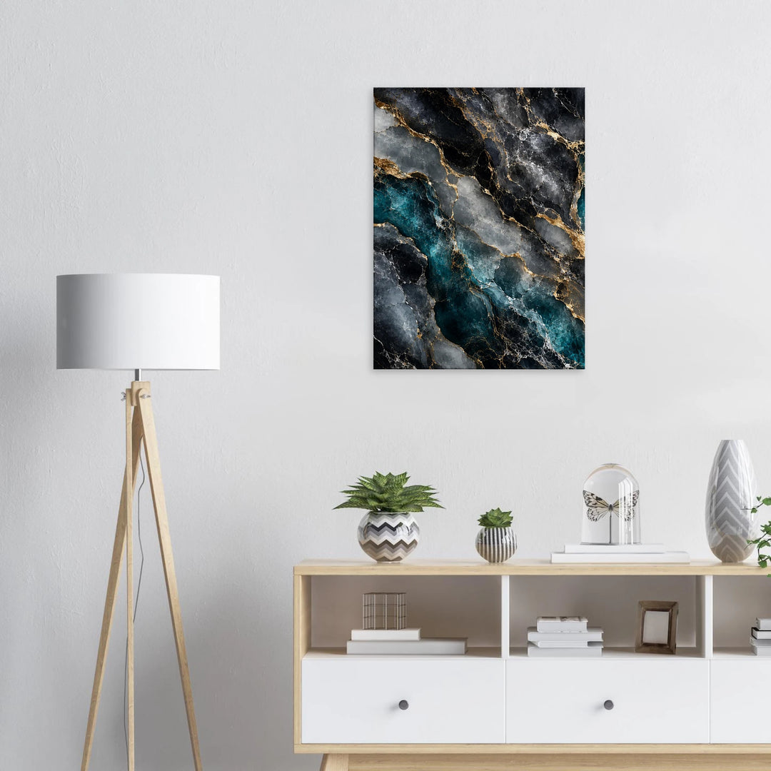 Nebula Marble – Wo Stein zu kosmischer Eleganz wird - Simpls space print-Print Material