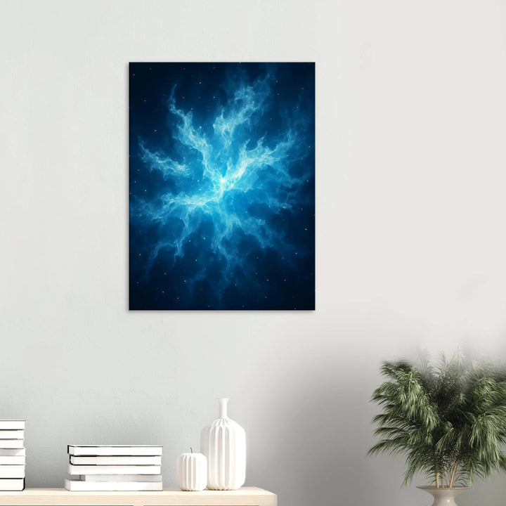 Frostborn Nebula - Simpls space print - Print Material