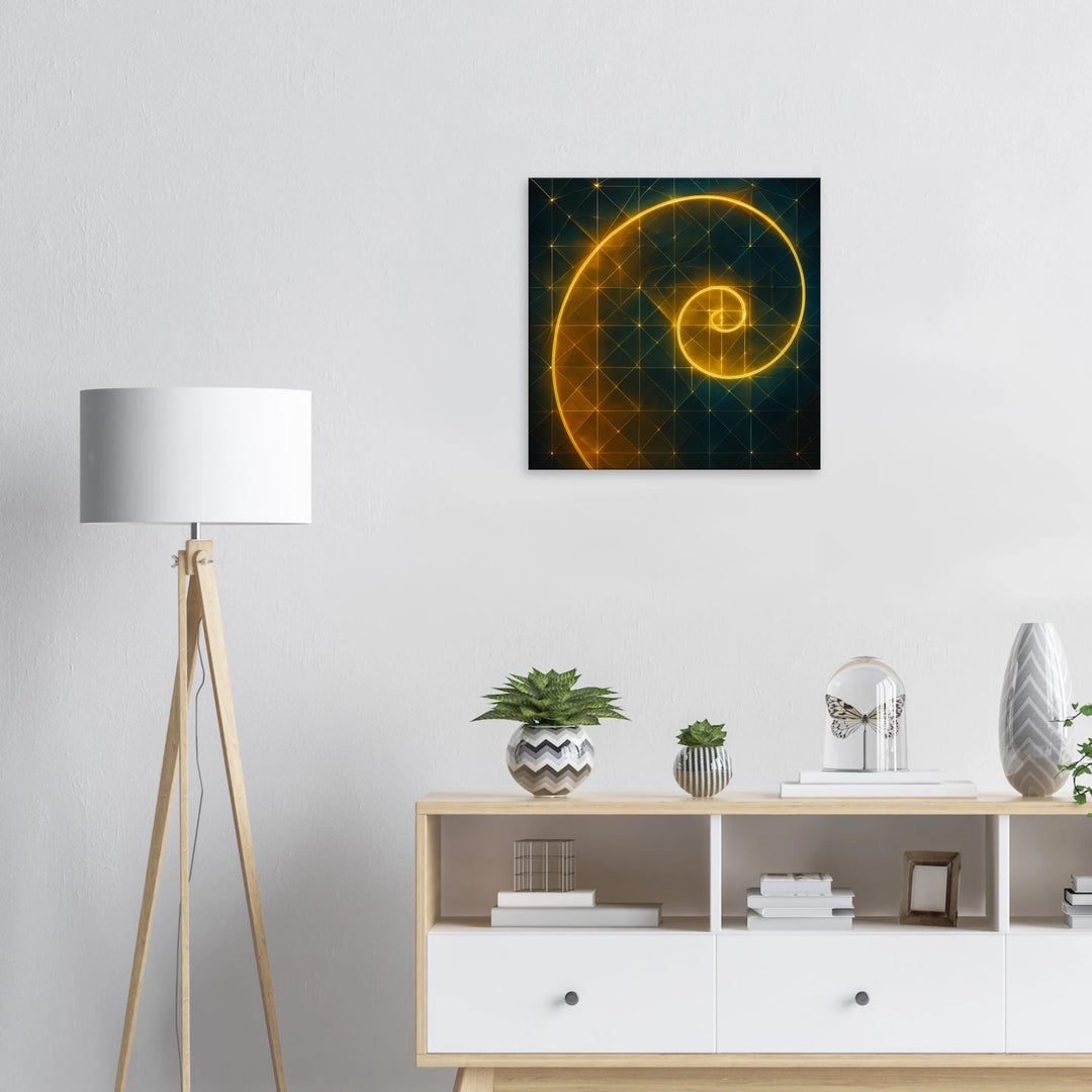 Golden Sequence – Die Spirale des Universums - Simpls space print-Print Material