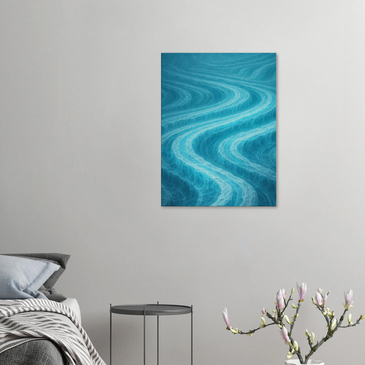 Glacial Pulse - Simpls space print - Print Material