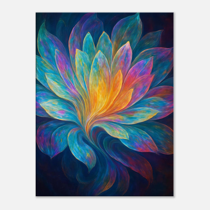Iridescent Bloom – Das Leuchten deiner inneren Entfaltung - Simpls space print - Print Material