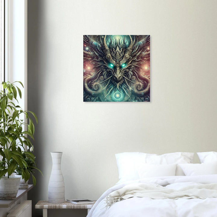 Totem Drache – Die erwachende Urkraft des Kosmos - Simpls space print-Print Material