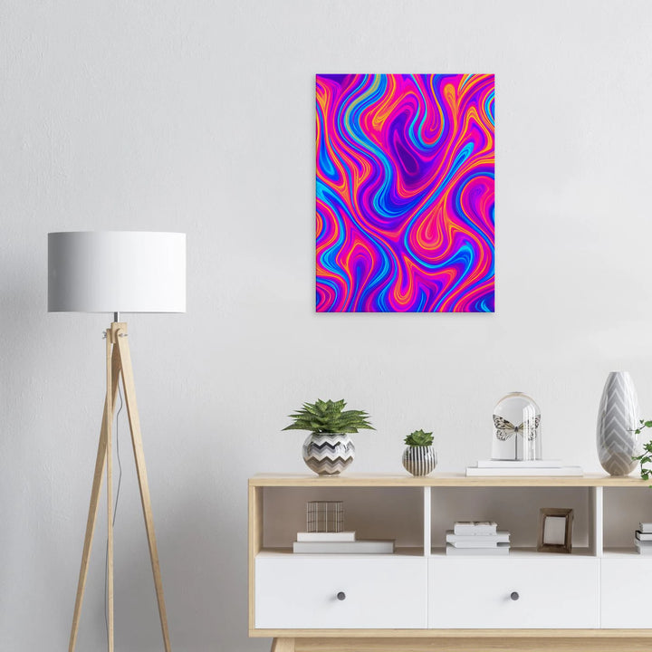 Vivid Trance – Farbträume, die dein Inneres entfachen - Simpls space print-Print Material