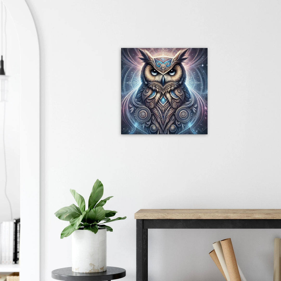 Totem Eule – Hüterin der Weisheit und leisen Magie - Simpls space print-Print Material