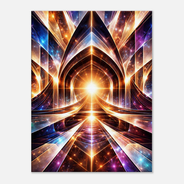 Vector Temple – Das leuchtende Tor zur inneren Dimension - Simpls space print - Print Material