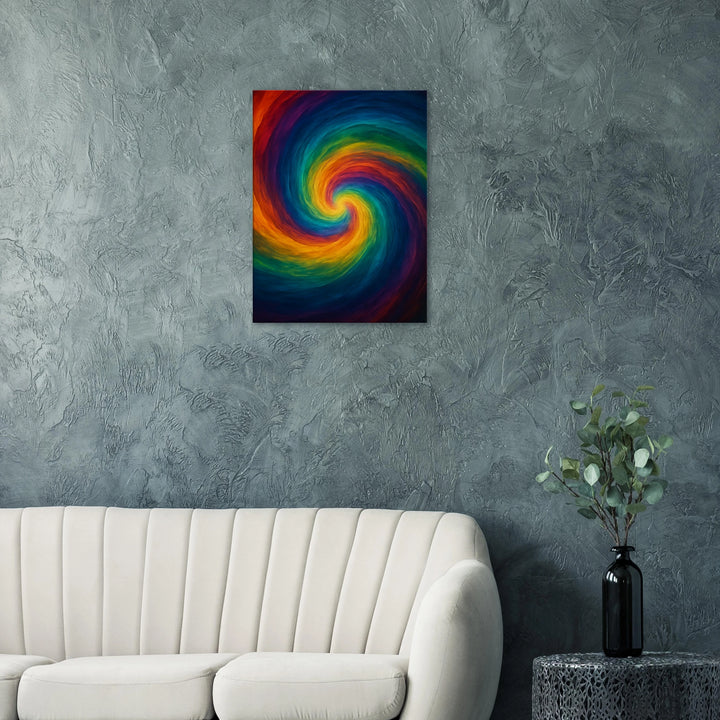 Spectrum Whirl – Der Wirbel der Farben, der deine Seele tanzen lässt - Simpls space print-Print Material