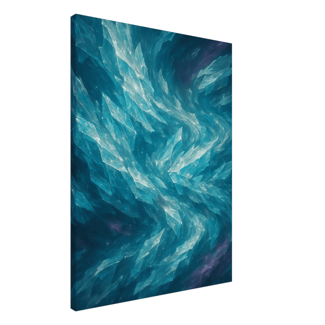 Crystalline Drift – Die stille Bewegung aus Licht und Eis - Simpls space print - Print Material