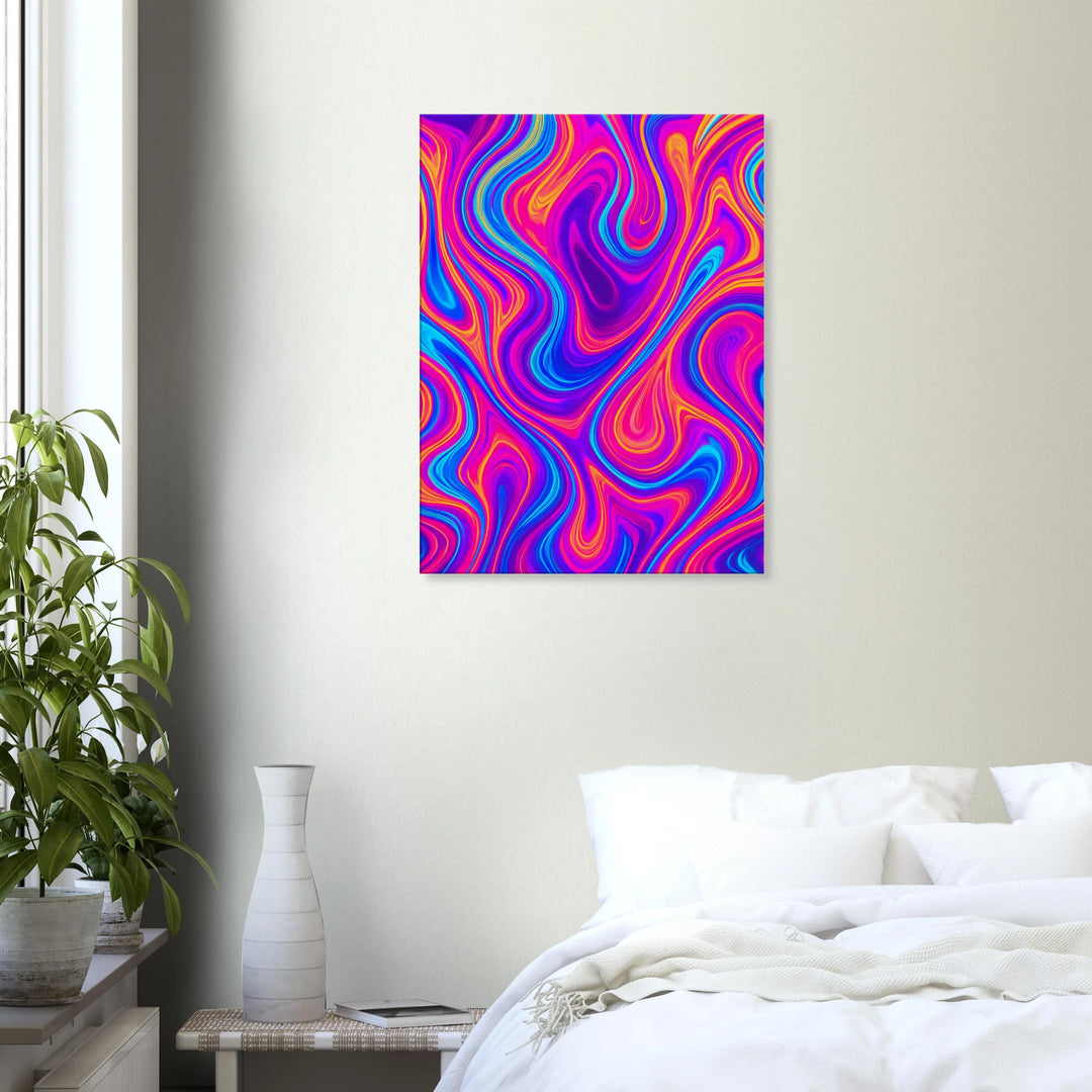 Vivid Trance – Farbträume, die dein Inneres entfachen - Simpls space print-Print Material