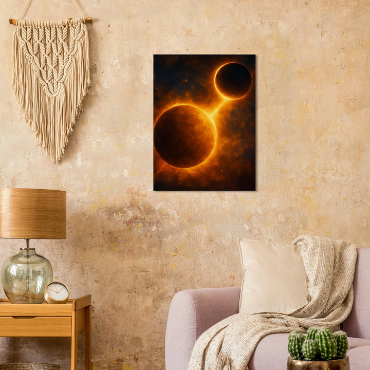Golden Equinox – Wenn Himmel und Schatten sich berühren - Simpls space print-Print Material