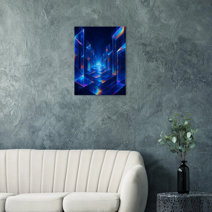 Prism Pathway – Der leuchtende Weg ins Unbekannte - Simpls space print-Print Material