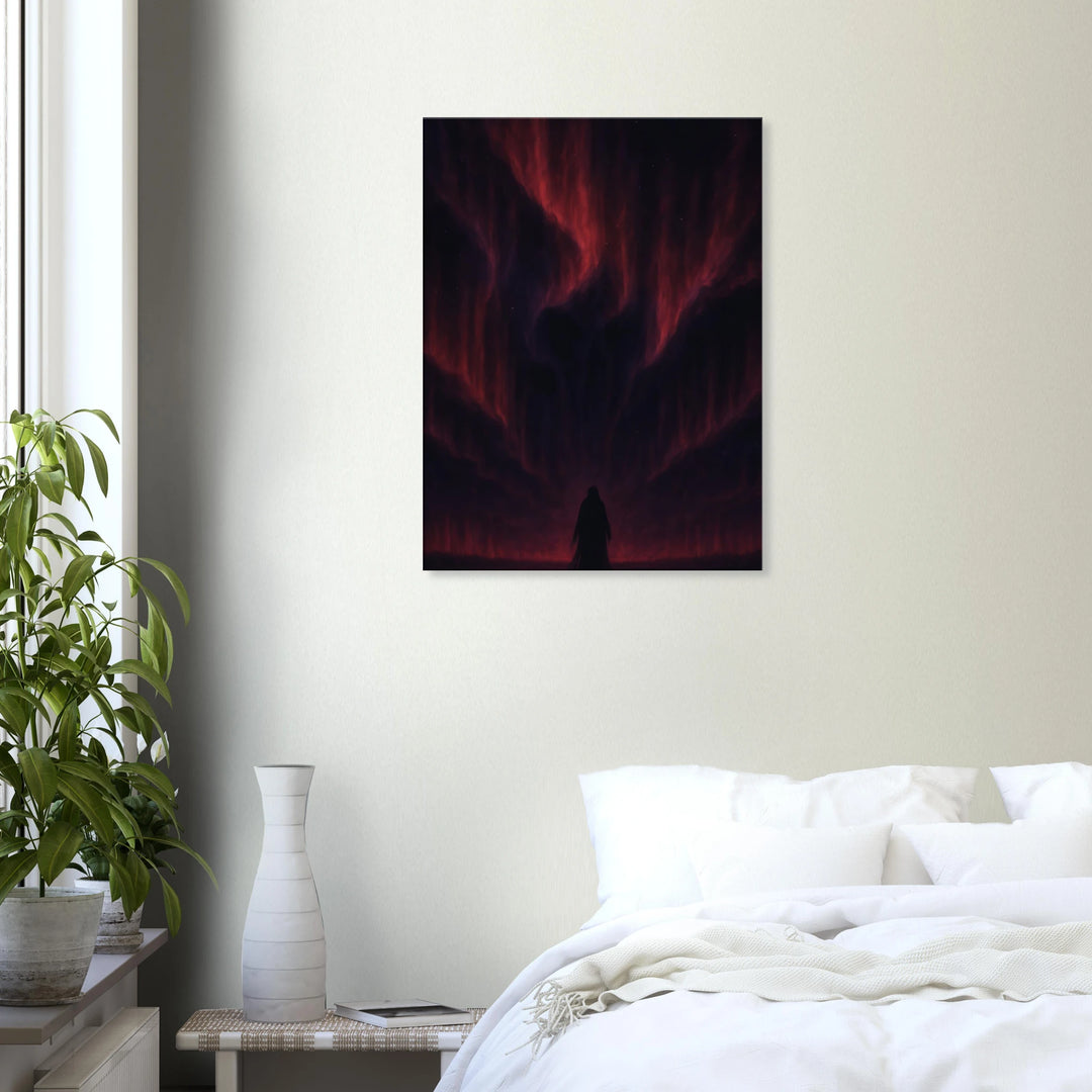Haunted Aurora - Halloween - Simpls space print - Print Material