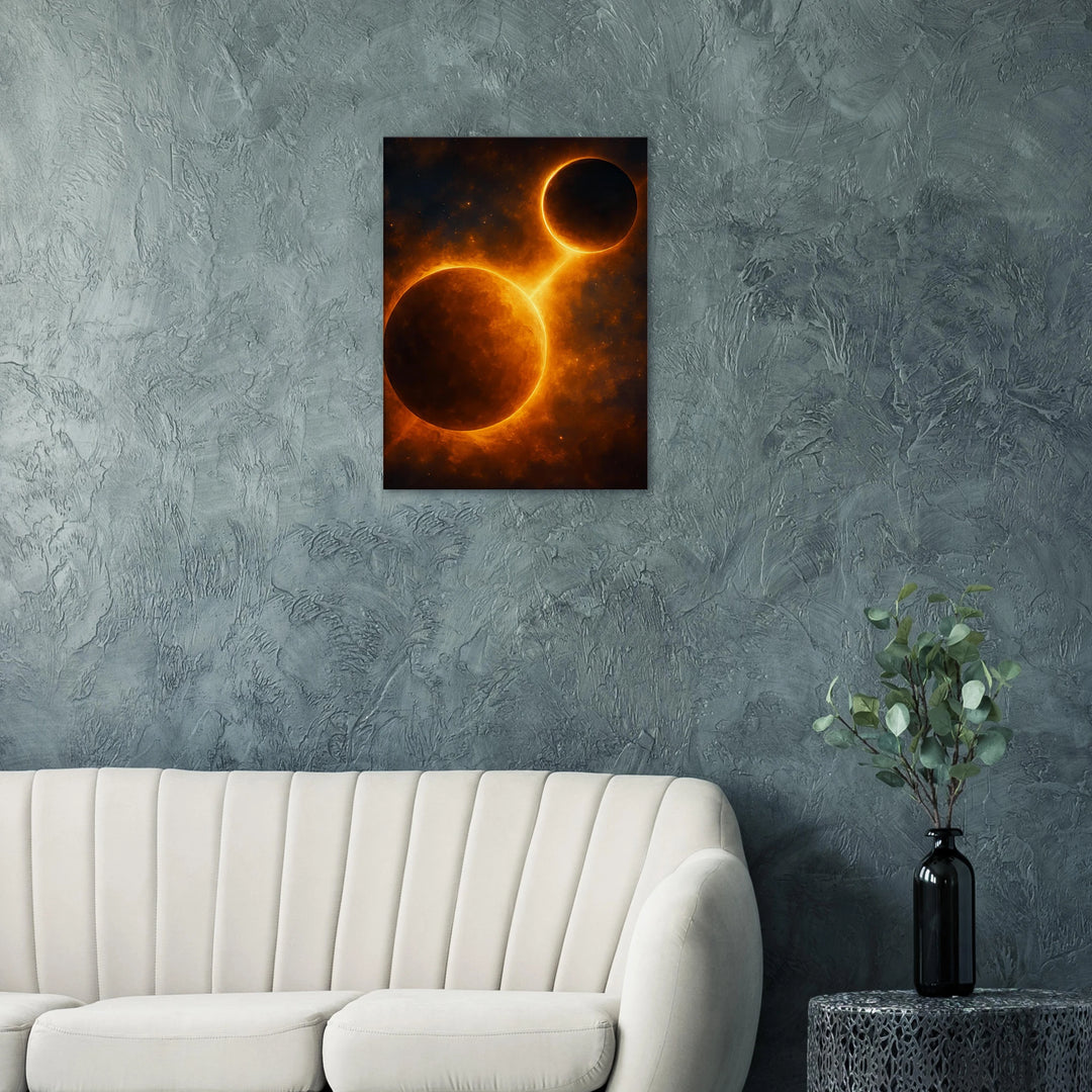 Golden Equinox – Wenn Himmel und Schatten sich berühren - Simpls space print-Print Material