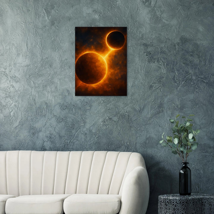 Golden Equinox – Wenn Himmel und Schatten sich berühren - Simpls space print-Print Material