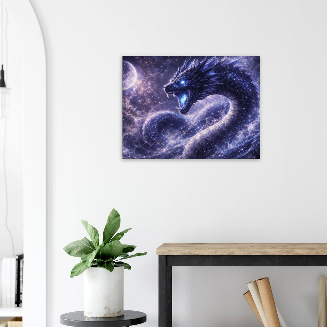 Cosmic Tide Serpent – Der uralte Atem des Universums - Simpls space print-Print Material