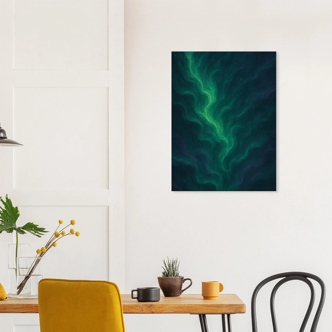 Silent Pulse – Das flüsternde Herz des Universums - Simpls space print-Print Material