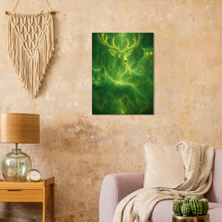 Spirit of the Forest – Die leuchtenden Hüter deiner Seele - Simpls space print-Print Material