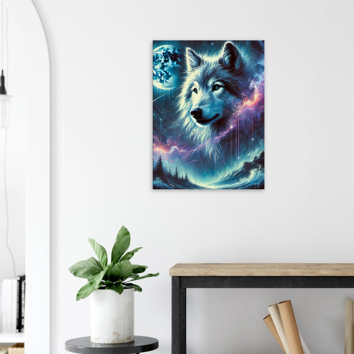 Moonshine - Wolf - Simpls space print - Print Material