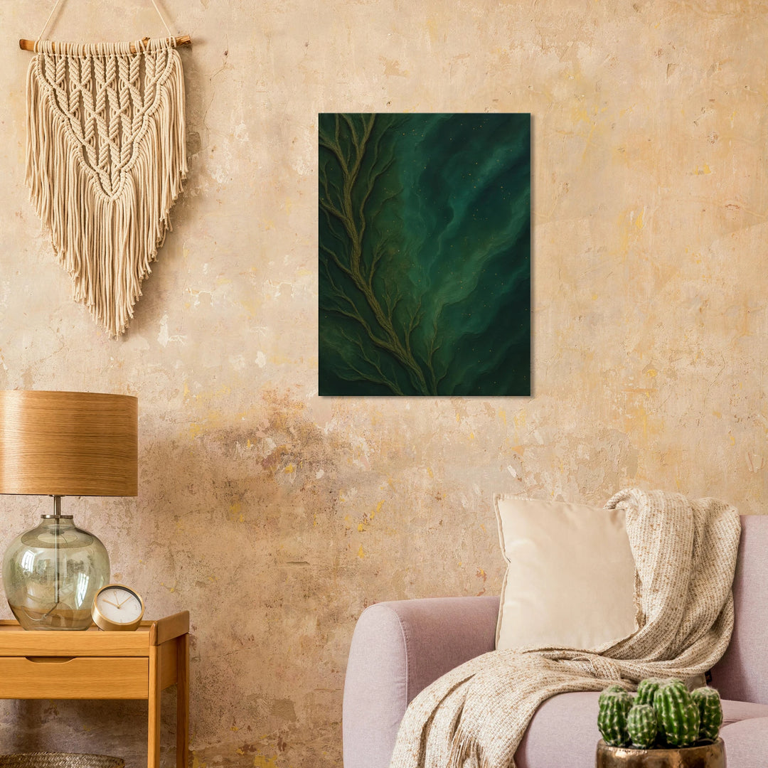 Green Growth – Wo Wurzeln träumen und das Herz aufatmet - Simpls space print-Print Material