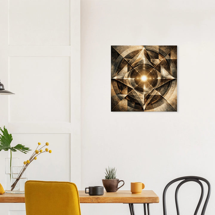 Form Before Meaning – Die stille Wahrheit der Ordnung - Simpls space print-Print Material
