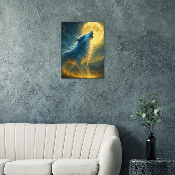 Lunar Howl - Simpls space print - Print Material