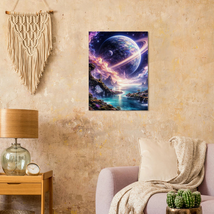Lucid Orbit – Wo Träume den Kosmos berühren - Simpls space print-Print Material