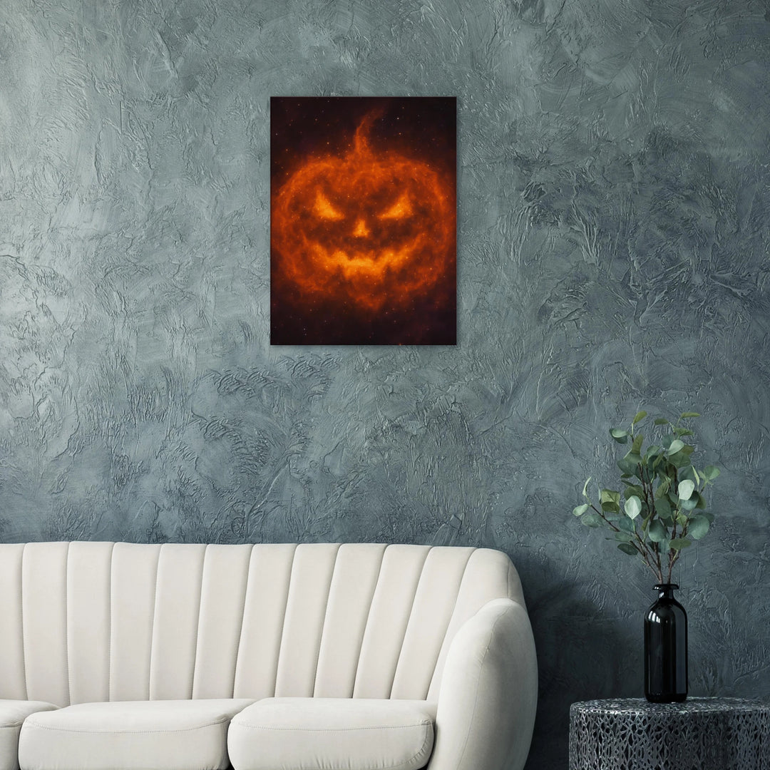 Pumpkin Nebula - Halloween - Simpls space print - Print Material