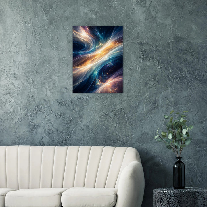 Electric Pulse – Der Moment, in dem Energie lebendig wird - Simpls space print-Print Material