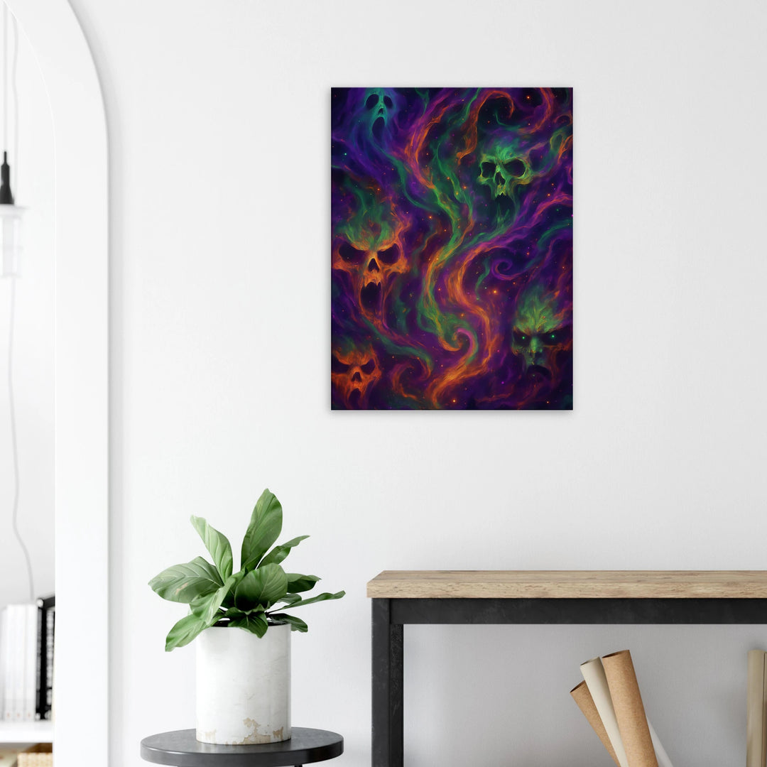 Ghoul Nebula - Halloween - Simpls space print - Print Material