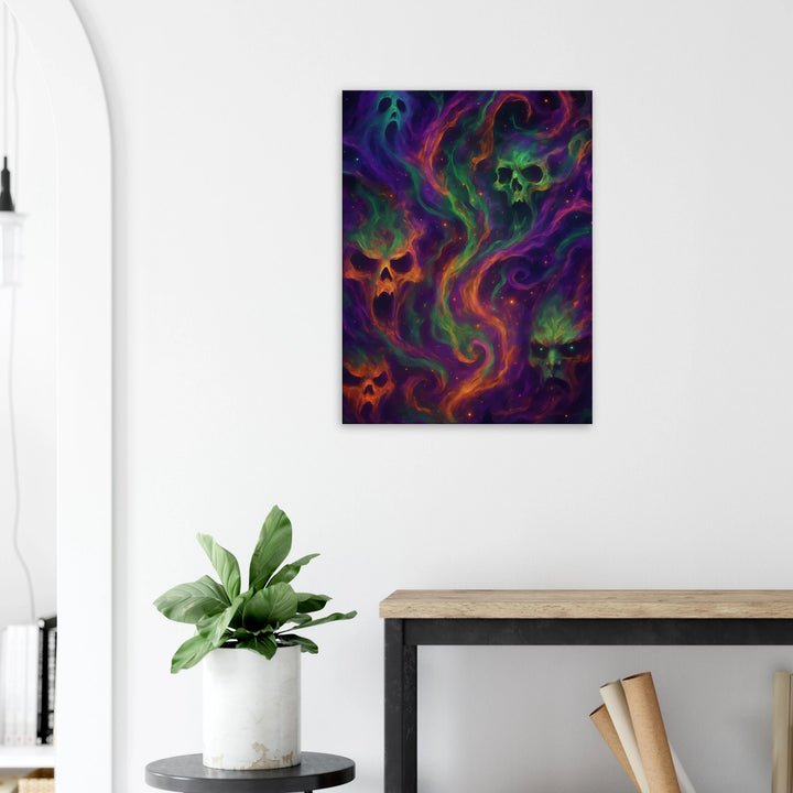 Ghoul Nebula - Halloween - Simpls space print - Print Material