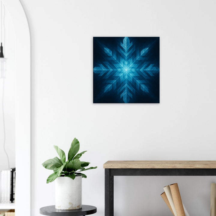 Frozen Geometry – Die stille Ordnung der Ewigkeit - Simpls space print-Print Material