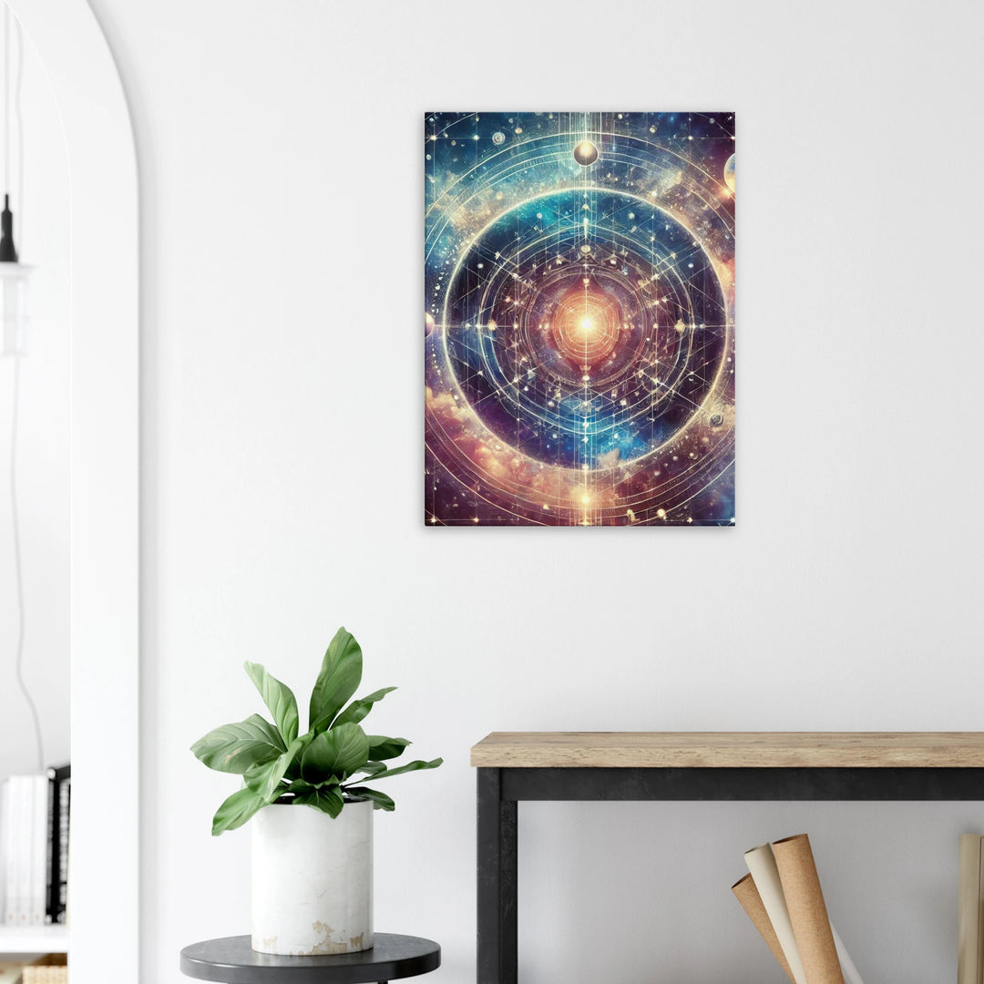 Golden Eye - Simpls space print-Print Material