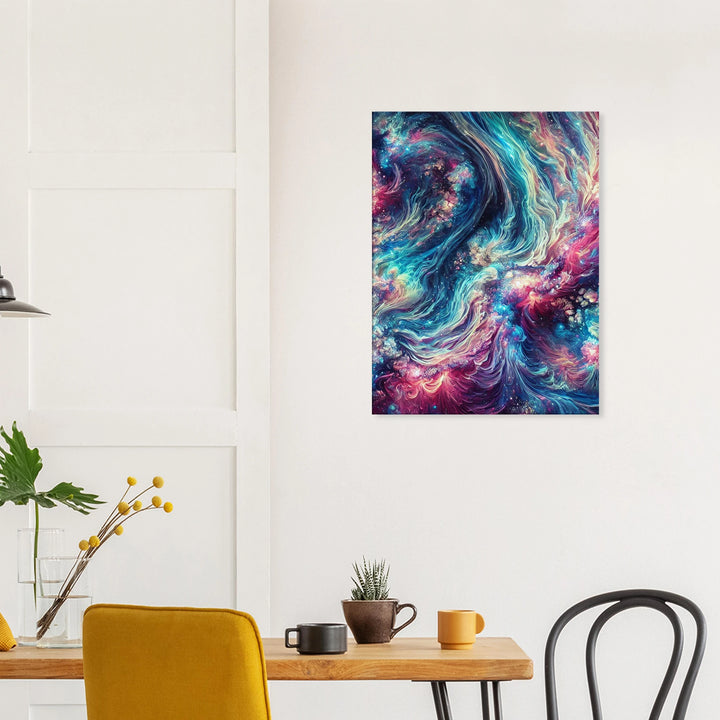 Color Flow – Wenn Farben zu kosmischen Gefühlen werden - Simpls space print-Print Material