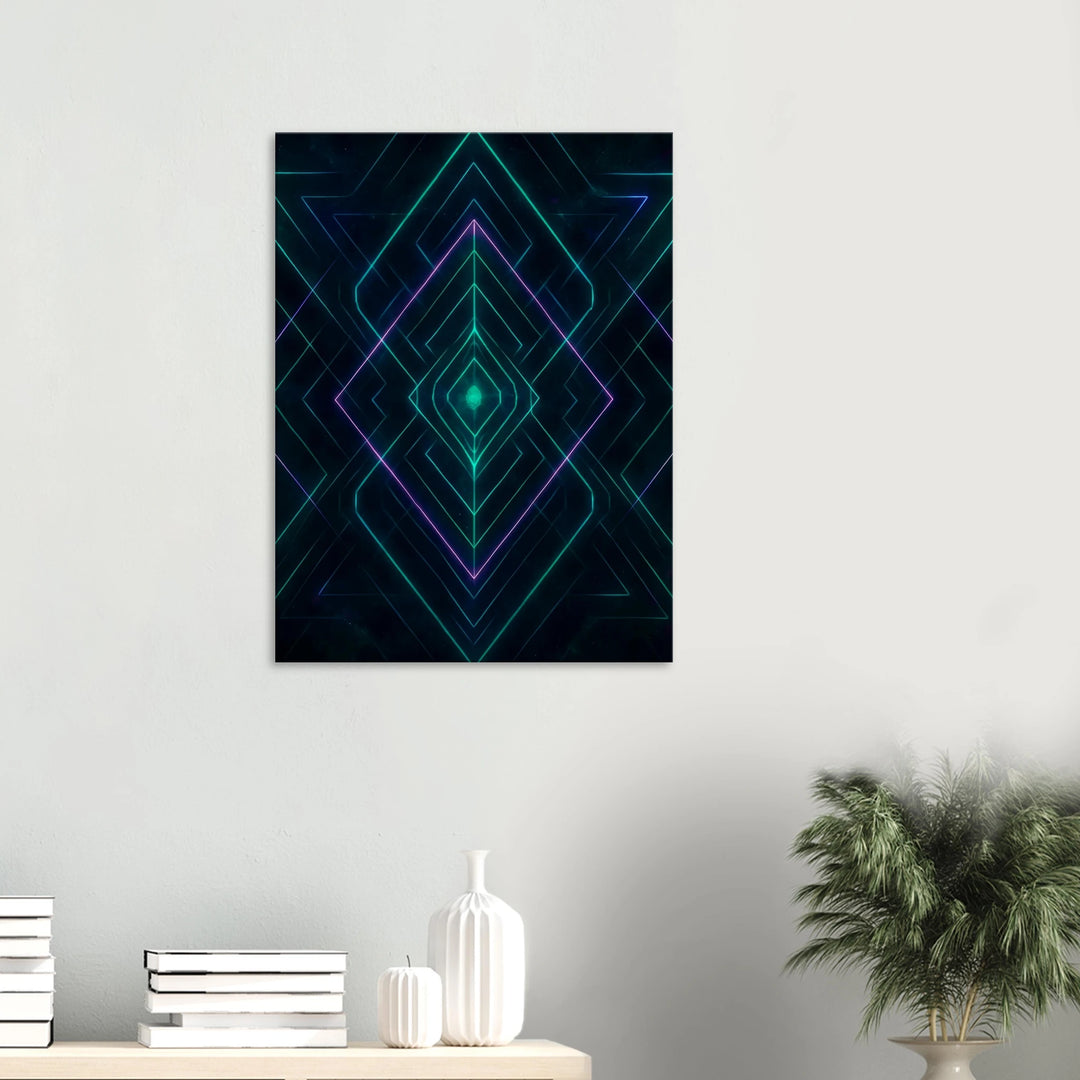 Quantum Veil - Simpls space print - Print Material