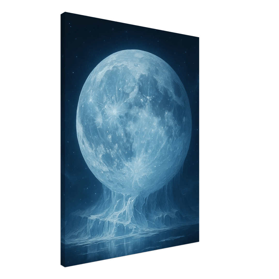 Lunar Glacier - Simpls space print - Print Material