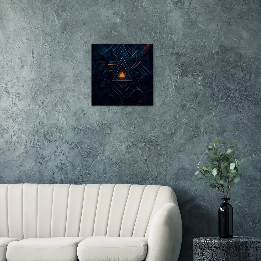 Temple Gate – Das goldene Tor zu deinem Innersten - Simpls space print-Print Material