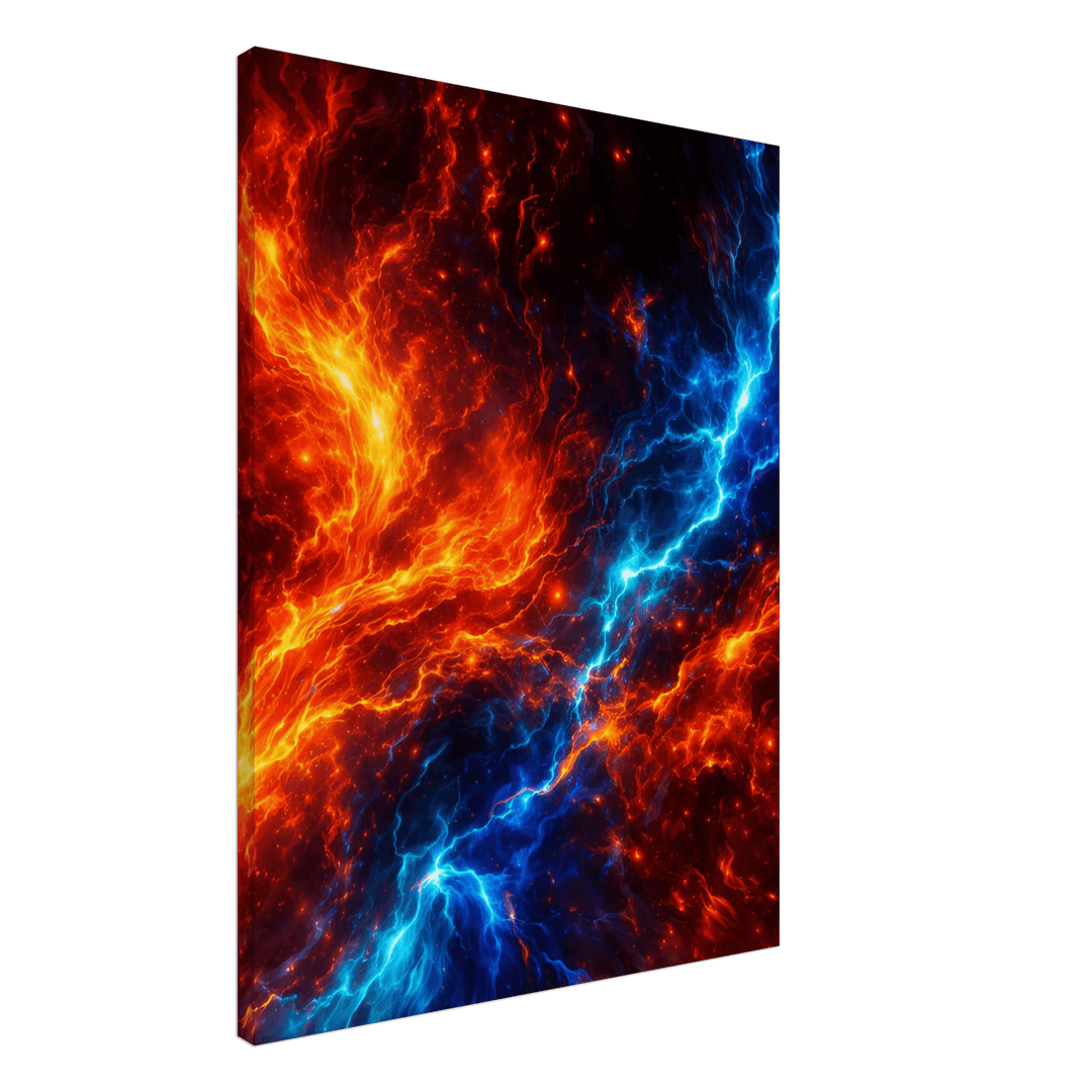 Colorburn Theory – Wo Feuer und Energie kollidieren - Simpls space print - Print Material