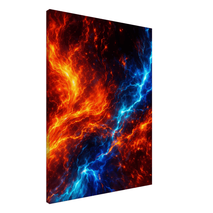 Colorburn Theory – Wo Feuer und Energie kollidieren - Simpls space print - Print Material