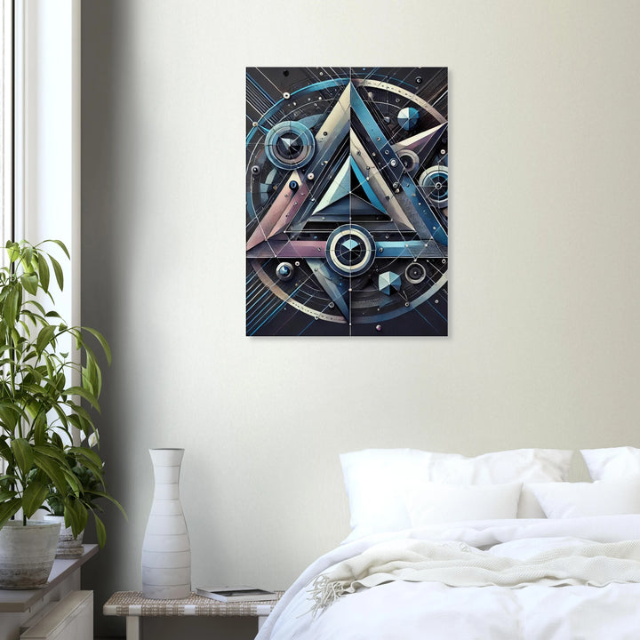 Triangels – Die Harmonie der Dimensionen - Simpls space print-Print Material