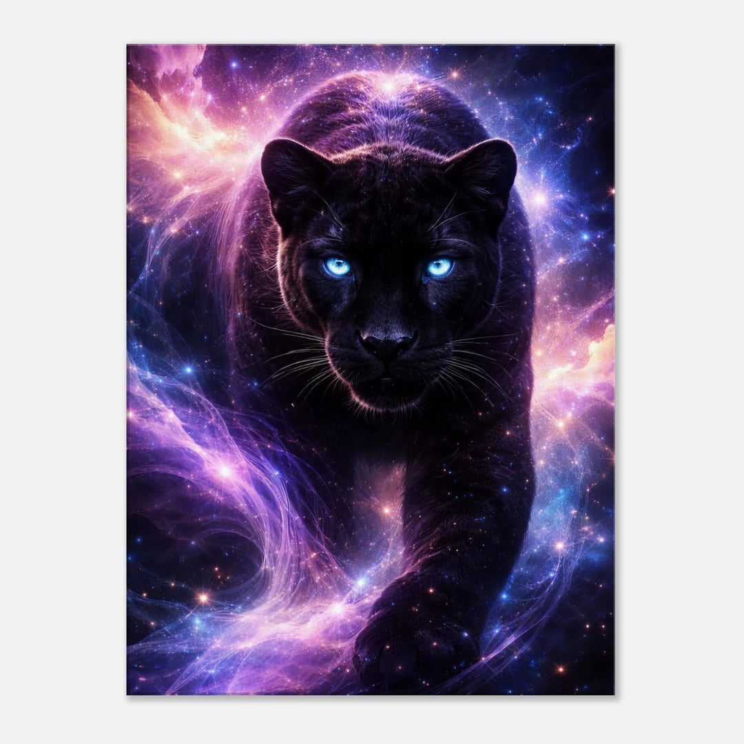 Nebula Panther – Der lautlose Hüter der Galaxie - Simpls space print-Print Material