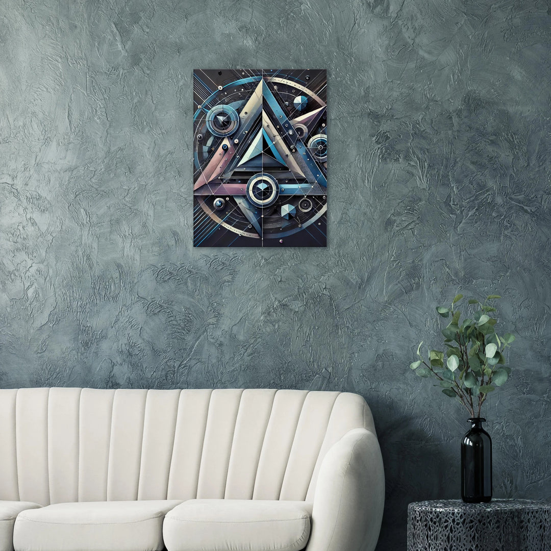 Triangels – Die Harmonie der Dimensionen - Simpls space print-Print Material