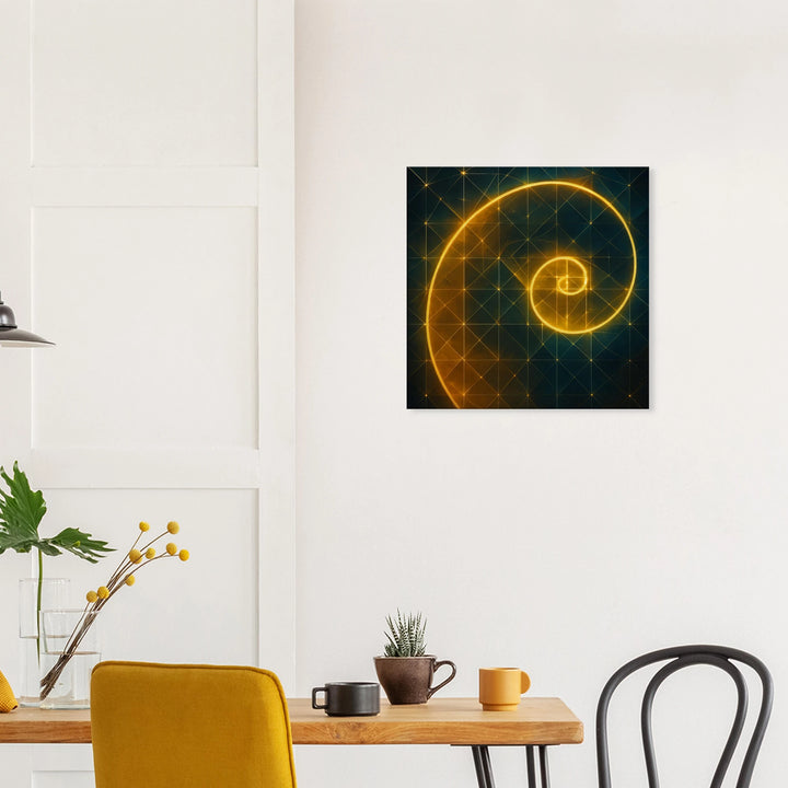 Golden Sequence – Die Spirale des Universums - Simpls space print-Print Material
