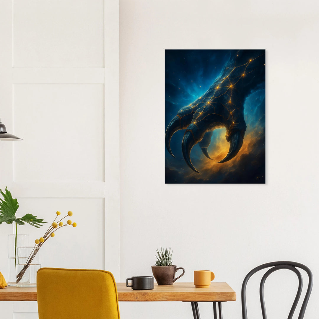 Celestial Claw – Die Kraft der Sterne in ihrer wildesten Form - Simpls space print - Print Material