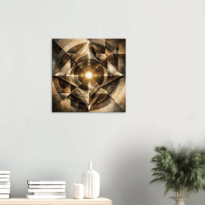 Form Before Meaning – Die stille Wahrheit der Ordnung - Simpls space print-Print Material