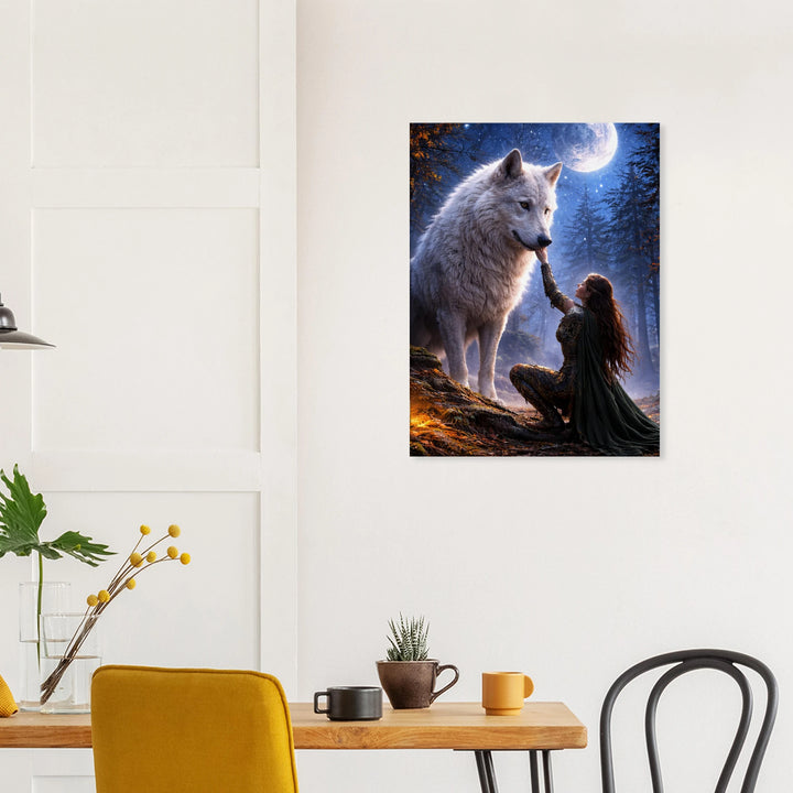 Moonbound Reverence – Die Stille zwischen Herz und Instinkt - Simpls space print - Print Material